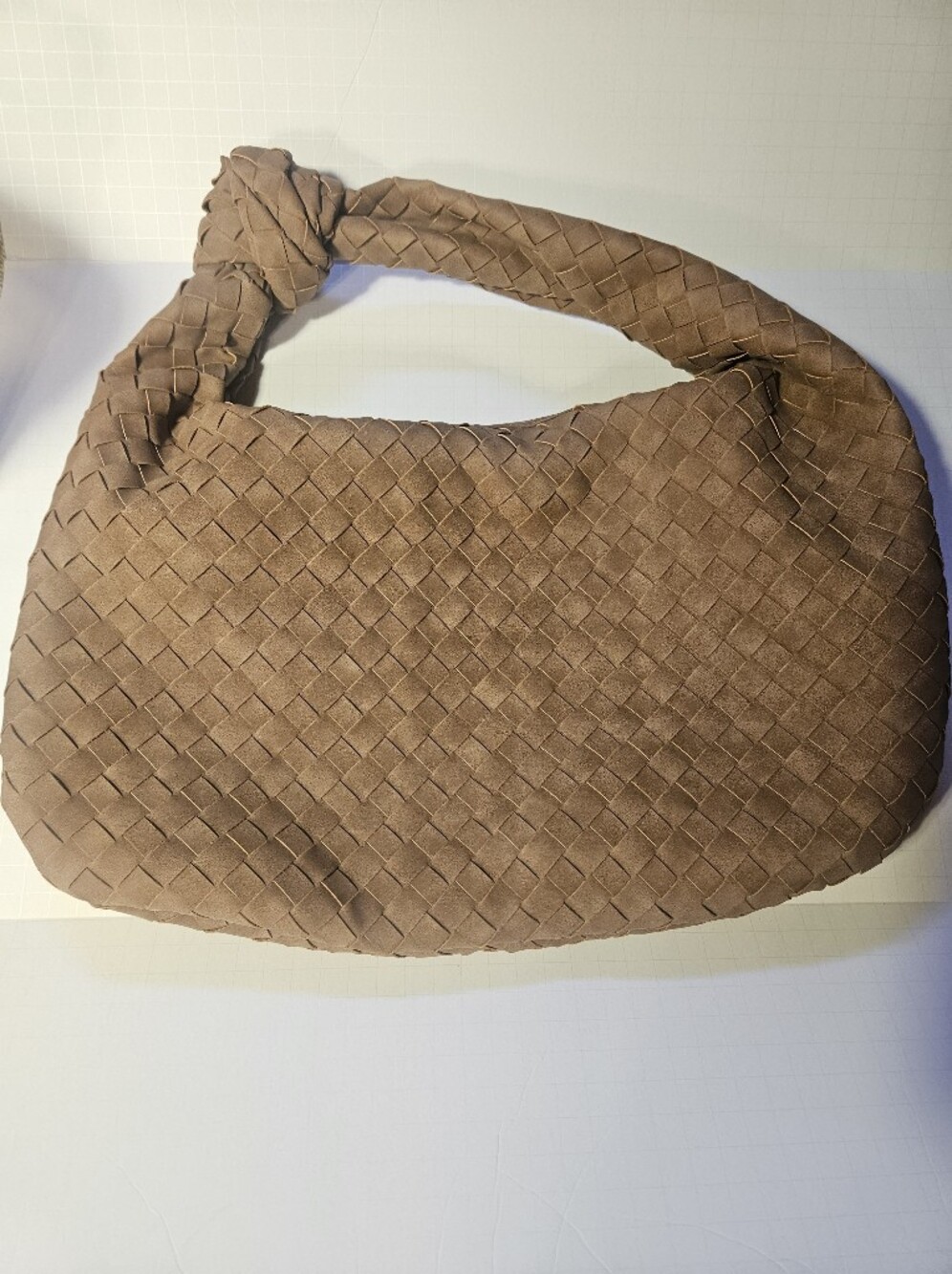 Urban Expressions Vanessa Hobo Bag - Woven Faux Suede